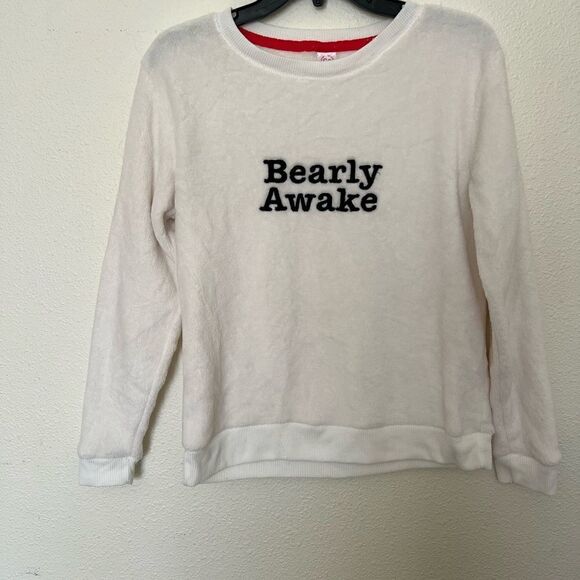 So Intimates Bearly Awake Pullover Top Super Soft Loungewear size M - Picture 2 of 4